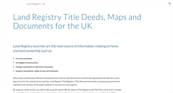Desktop Screenshot of landregistry-uk.com