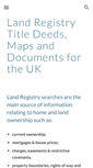 Mobile Screenshot of landregistry-uk.com