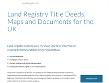 Tablet Screenshot of landregistry-uk.com